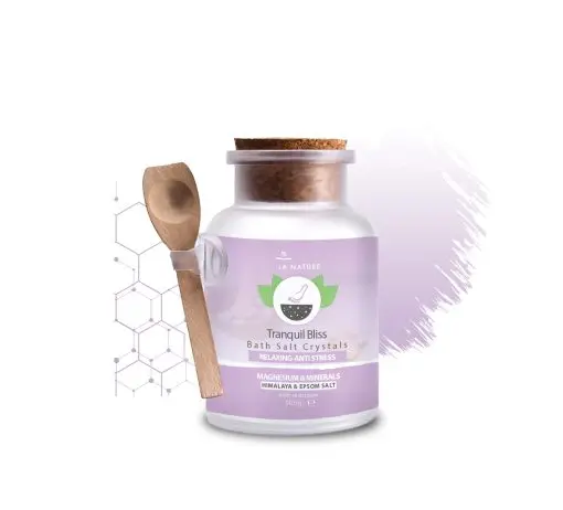 Sel de bain riche en magnésium et minéraux 500g