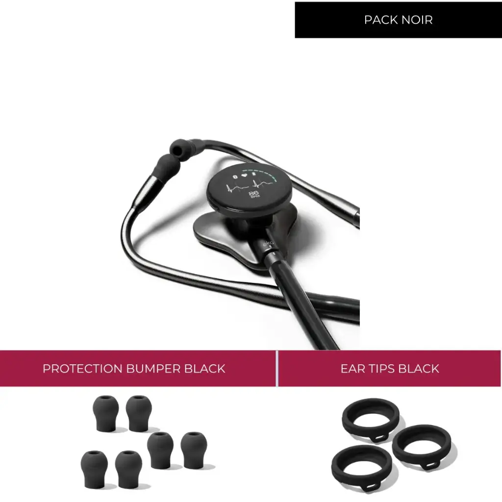 Pack EKO CORE 500™ stéthoscope numérique - BLACK