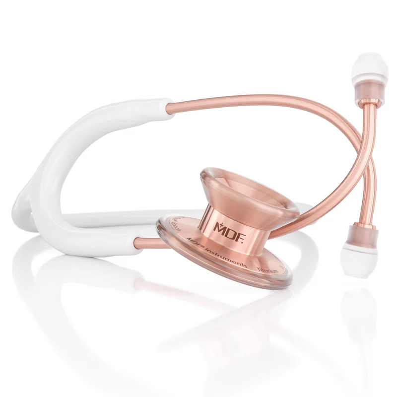 MDF kleuren: White / Rose Gold