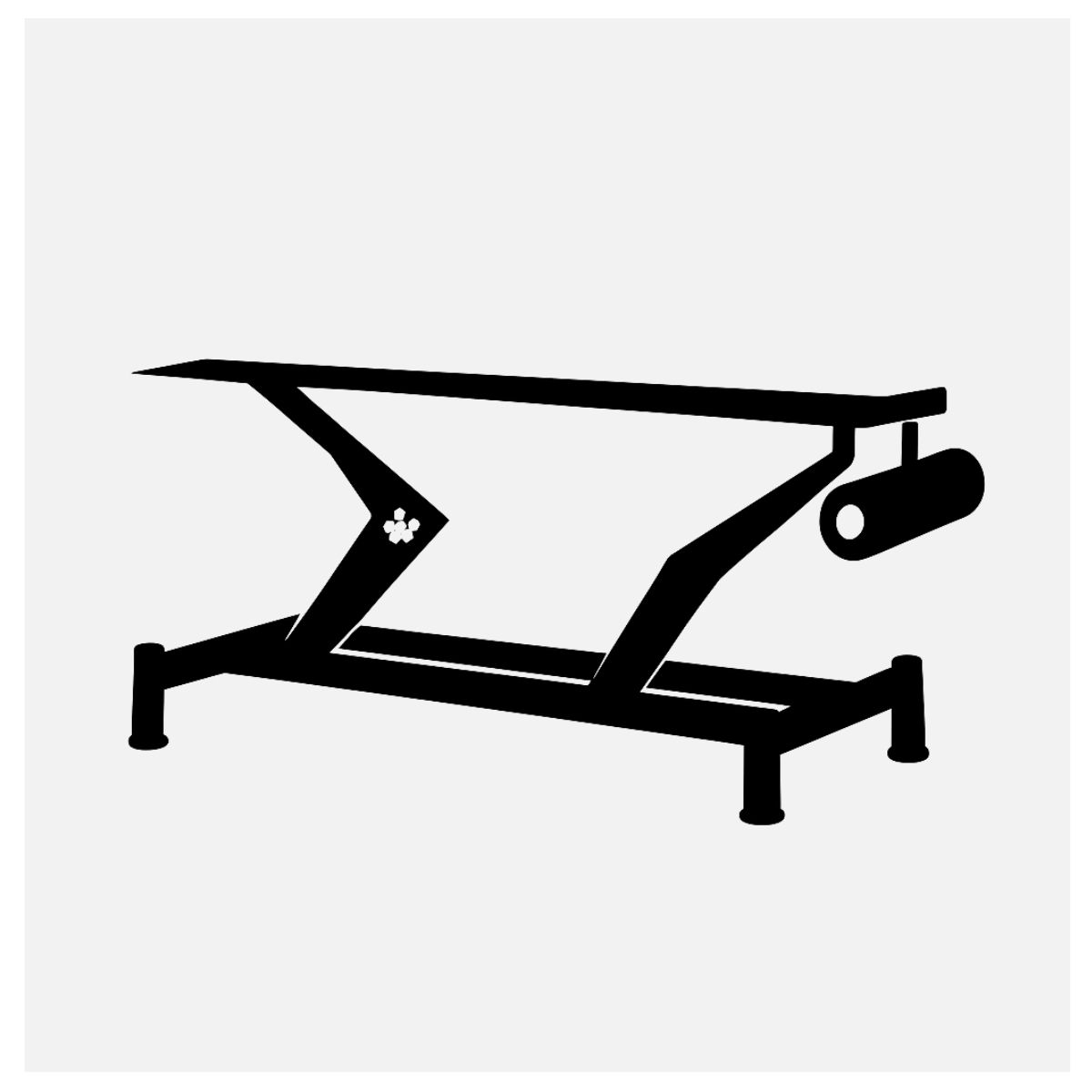 Onderstel Ecopostural: C56 Zwarte Stangen