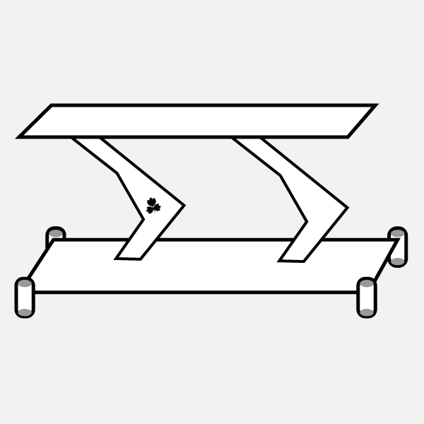 Piètement Ecopostural: C55 Bielles blanches