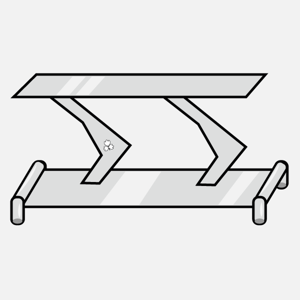 Piètement Ecopostural: C59 Bielles grises