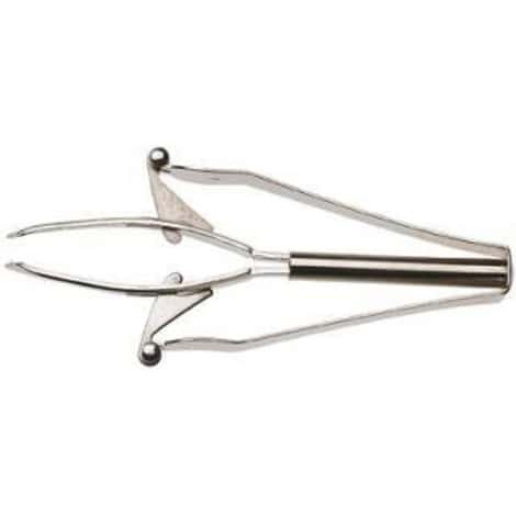 Pince à épiler automatique mors biais