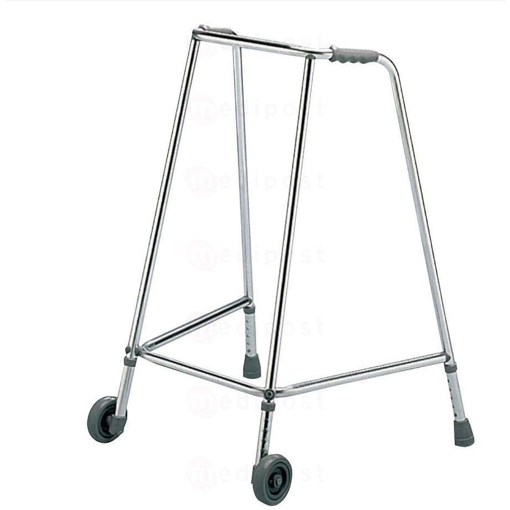 Aluminium looprek met 2 wielen