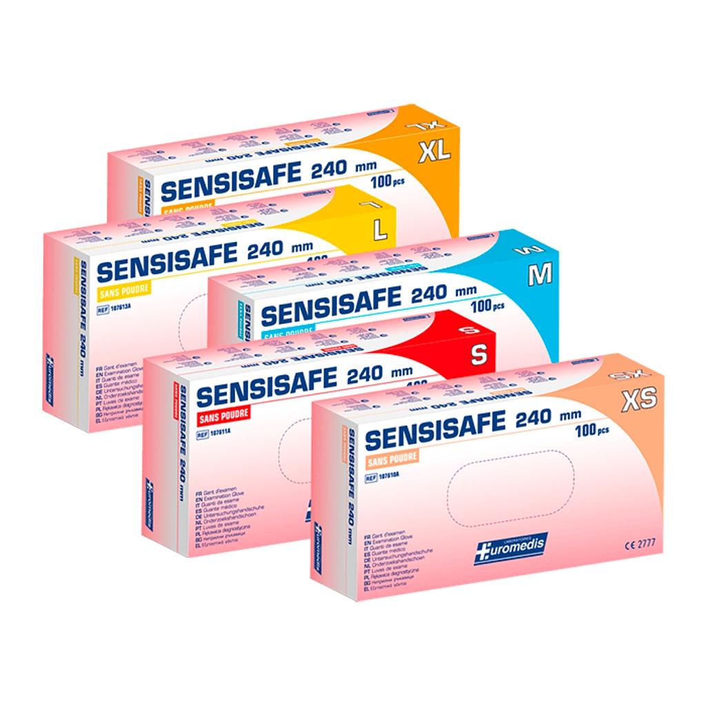 Sensisafe vinyl onderzoekshandschoenen, poedervrij en niet-steriel