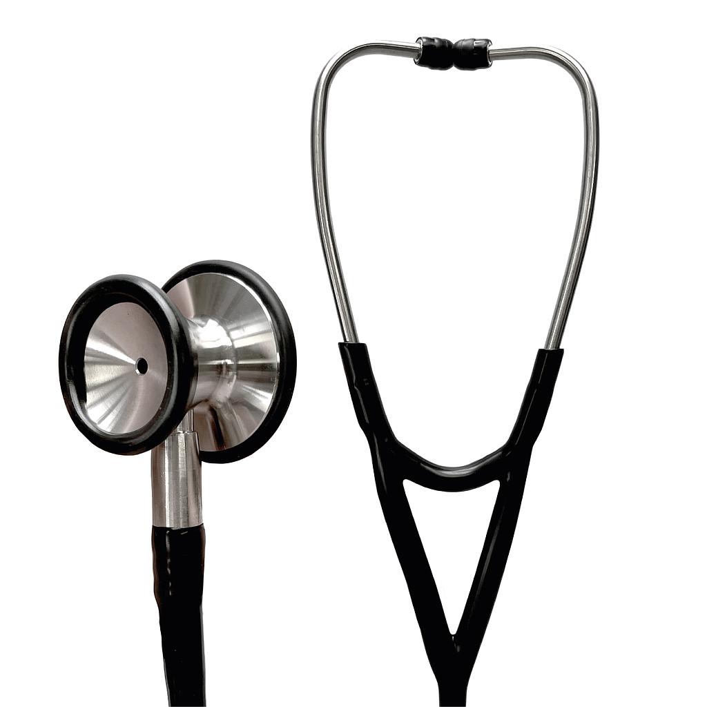 Cardiologische stethoscoop, zwart