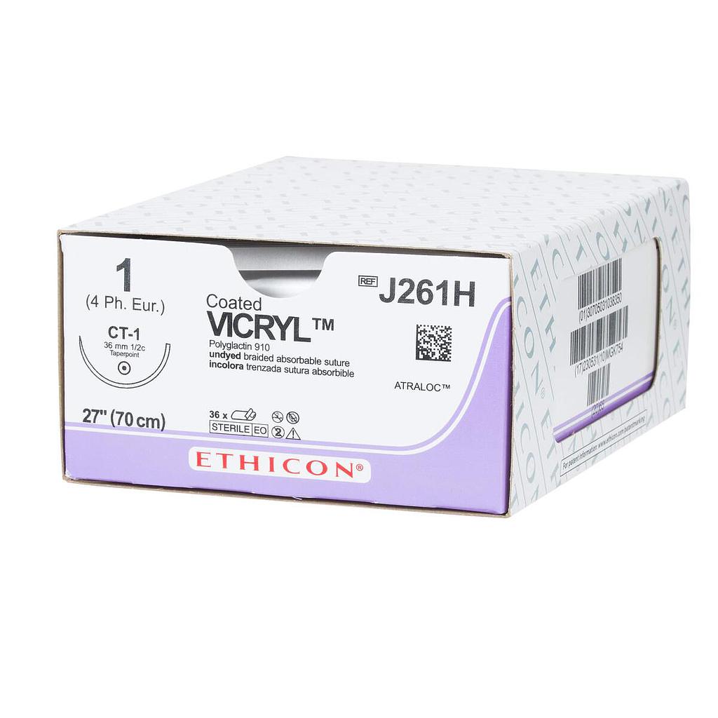 Fil de suture Coated Vicryl® avec aiguille triangulaire 3/8