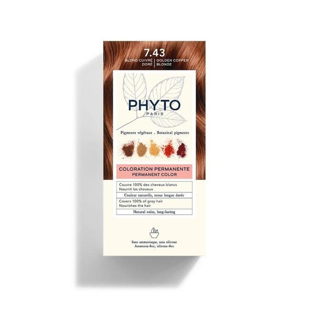 PHYTOCOLOR Coloration 7.43 Blond cuivré doré