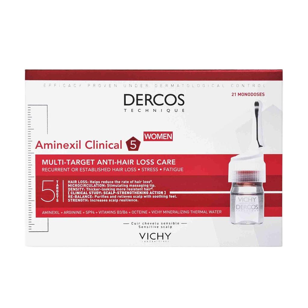 VICHY DERCOS Aminexil Clinical 5 Femmes 21X6ML