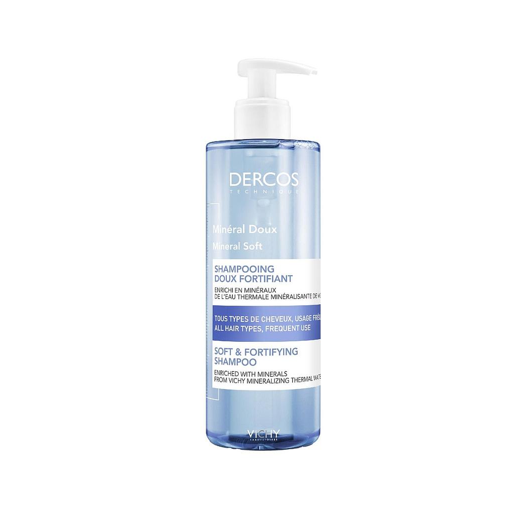 VICHY DERCOS Shampoing Minéral Fortifiant Doux 400ML