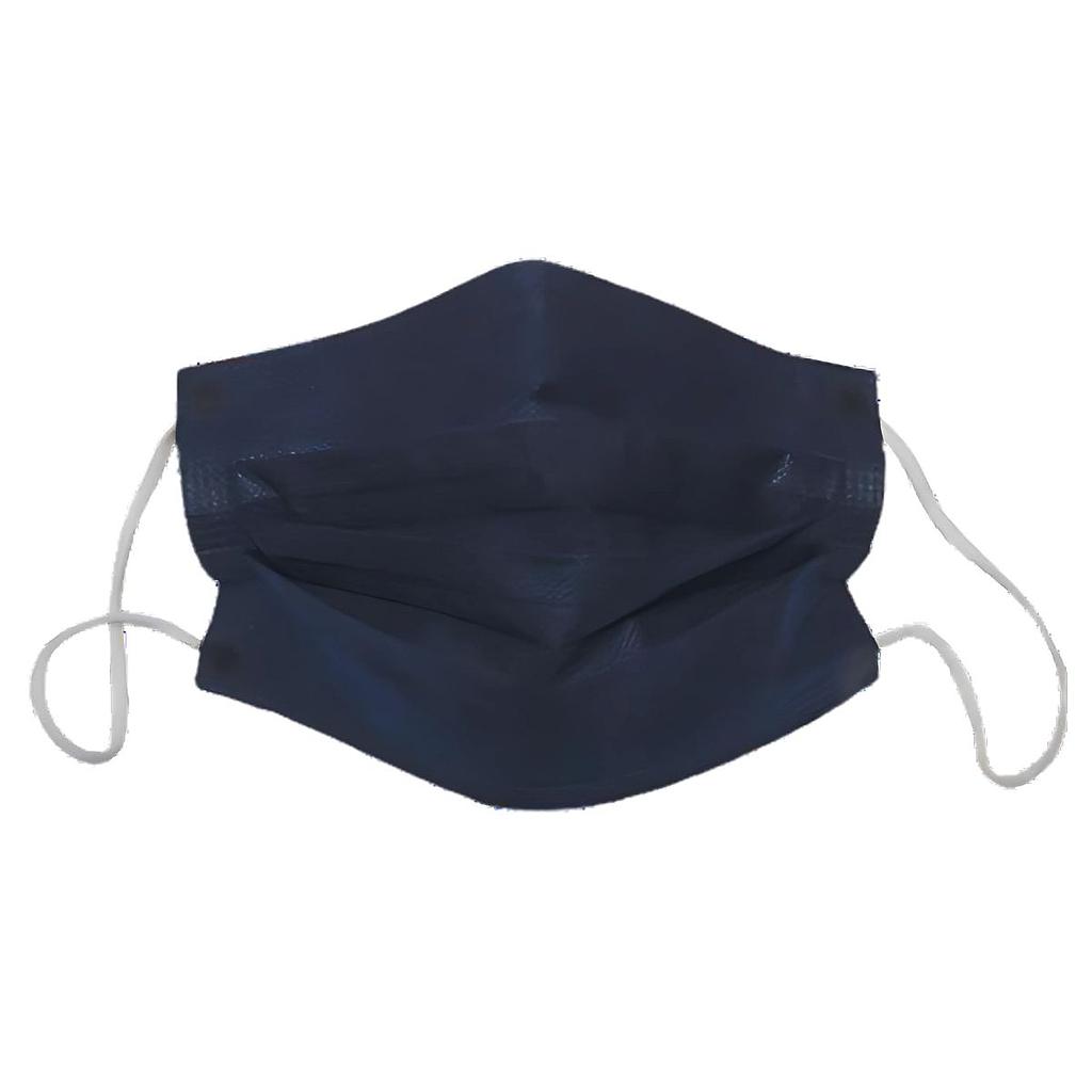 Masque chirurgical type IIR bleu marine (50)