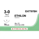 Fil de suture ETHILON® 3-0, FS-2, 19 mm, 3/8 triangulaire, 75 cm noir, 1 fil