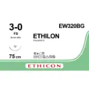 Fil de suture ETHILON® 3-0, FS, 26 mm, 3/8 triangulaire, 75 cm noir, boîte de 12
