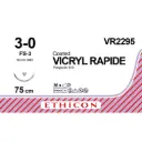 Fil de suture VICRYL RAPIDE 3-0, FS-3, 16 mm, 75 cm non teinté